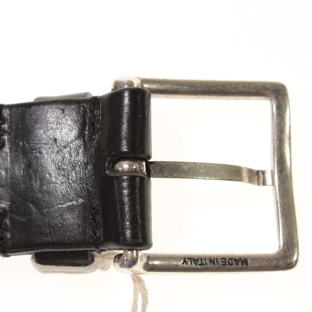 Veneta Cinture NWT Classic Belt Size 105 (US 40) in Black Leather